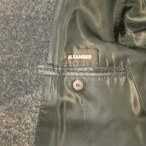 Jil Sander Runway FW09 color-block wool single breasted trench. - Picture 7 of 10